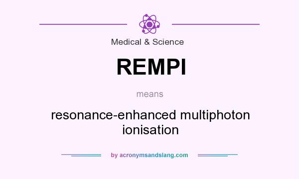What does REMPI mean? It stands for resonance-enhanced multiphoton ionisation