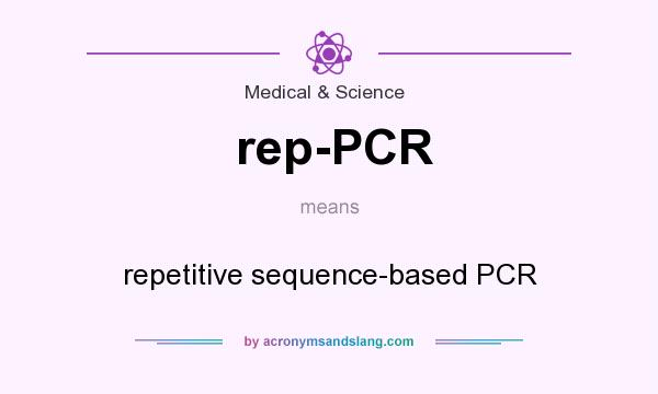 What does rep-PCR mean? It stands for repetitive sequence-based PCR