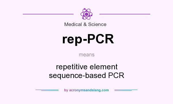 What does rep-PCR mean? It stands for repetitive element sequence-based PCR