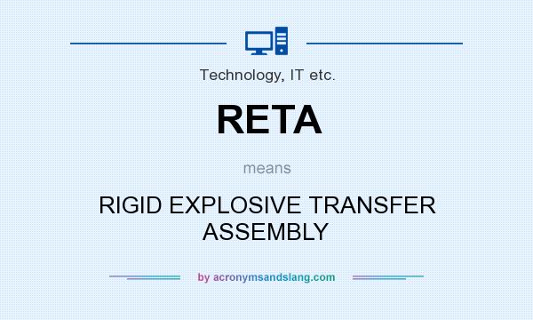 What does RETA mean? It stands for RIGID EXPLOSIVE TRANSFER ASSEMBLY