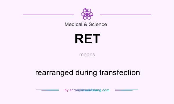 What does RET mean? It stands for rearranged during transfection