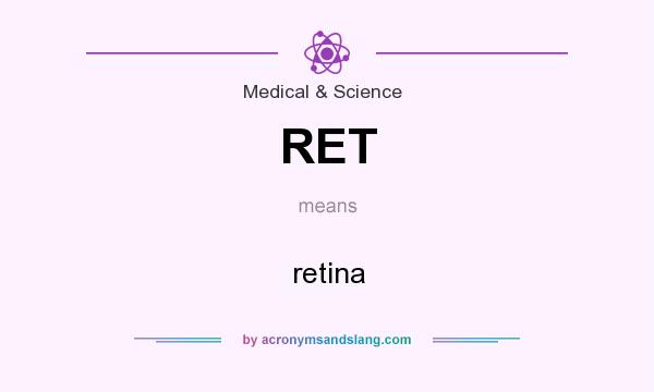 What does RET mean? It stands for retina