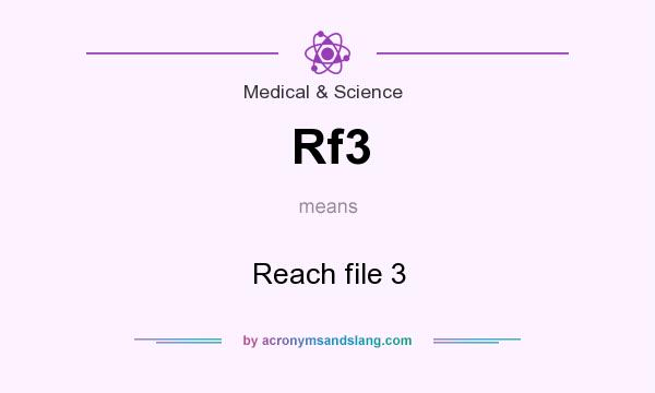 What does Rf3 mean? It stands for Reach file 3