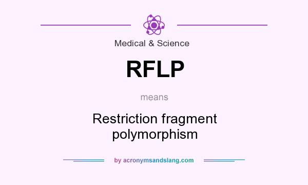 What does RFLP mean? It stands for Restriction fragment polymorphism