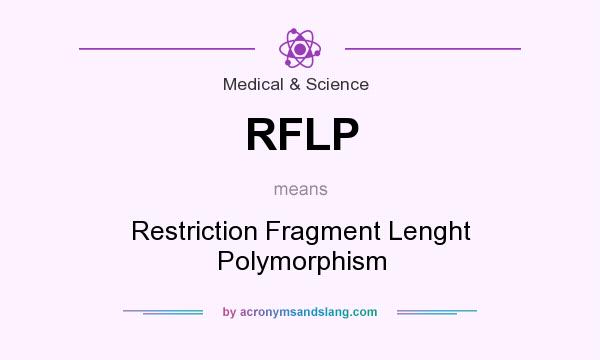 What does RFLP mean? It stands for Restriction Fragment Lenght Polymorphism