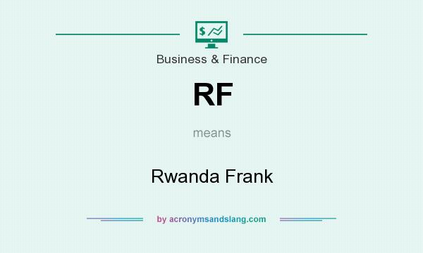 What does RF mean? It stands for Rwanda Frank