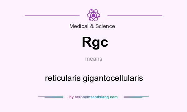What does Rgc mean? It stands for reticularis gigantocellularis