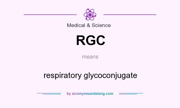 What does RGC mean? It stands for respiratory glycoconjugate