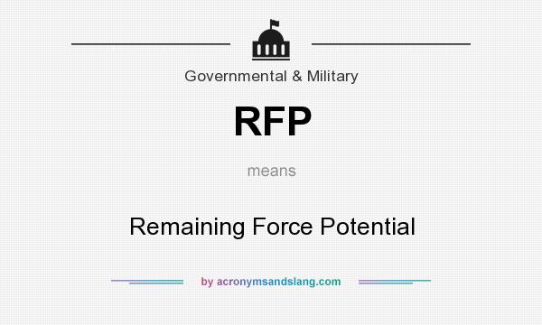 What does RFP mean? It stands for Remaining Force Potential