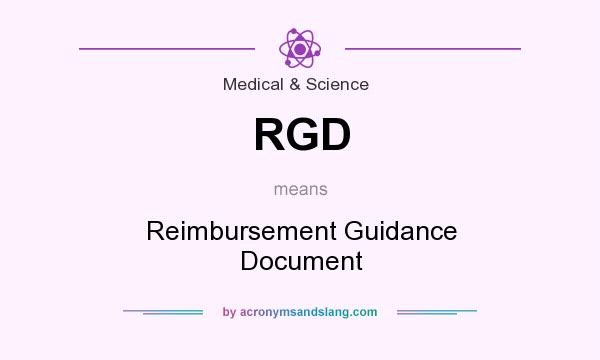What does RGD mean? It stands for Reimbursement Guidance Document