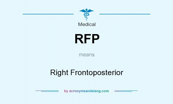 What does RFP mean? It stands for Right Frontoposterior