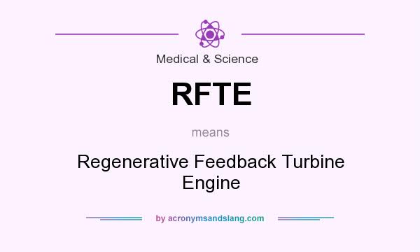 What does RFTE mean? It stands for Regenerative Feedback Turbine Engine
