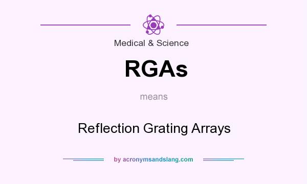 What does RGAs mean? It stands for Reflection Grating Arrays