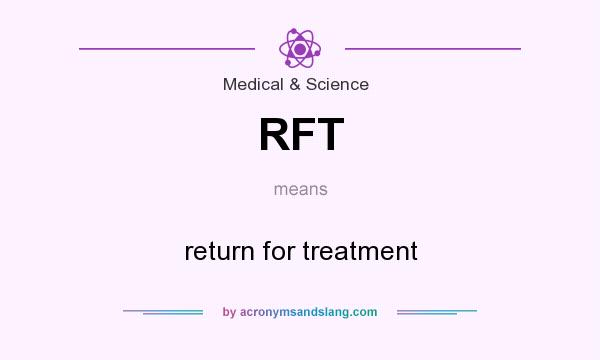 What does RFT mean? It stands for return for treatment