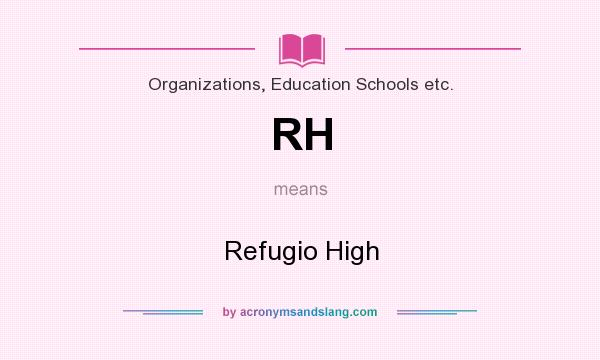 What does RH mean? It stands for Refugio High