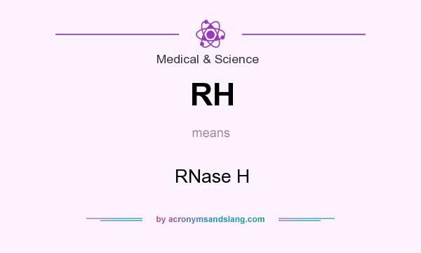 What does RH mean? It stands for RNase H