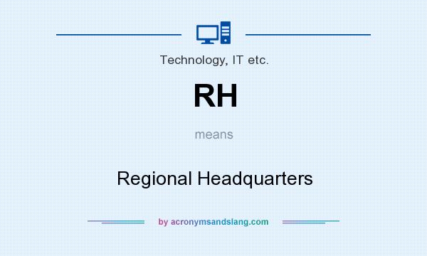 What does RH mean? It stands for Regional Headquarters