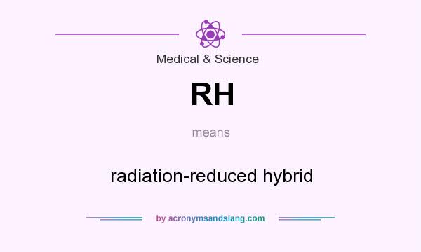 What does RH mean? It stands for radiation-reduced hybrid