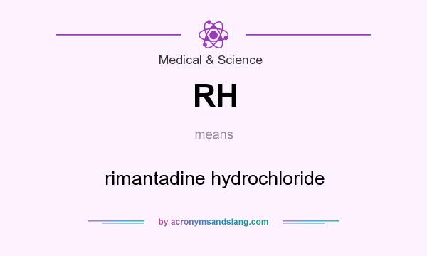 What does RH mean? It stands for rimantadine hydrochloride