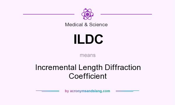 What does ILDC mean? It stands for Incremental Length Diffraction Coefficient