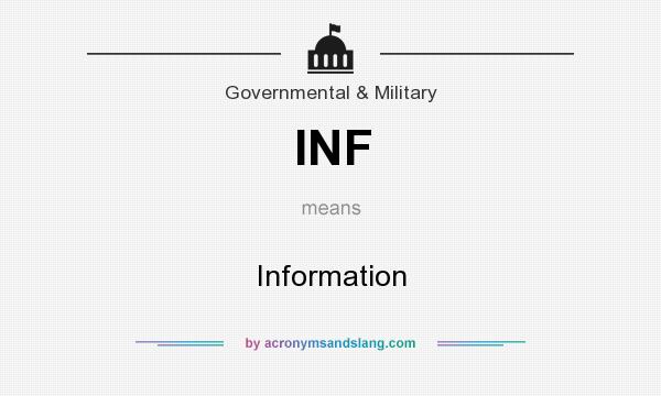 What does INF mean? It stands for Information