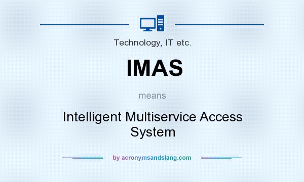 What does IMAS mean? It stands for Intelligent Multiservice Access System