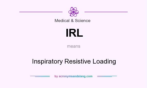 What does IRL mean? It stands for Inspiratory Resistive Loading