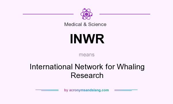 What does INWR mean? It stands for International Network for Whaling Research