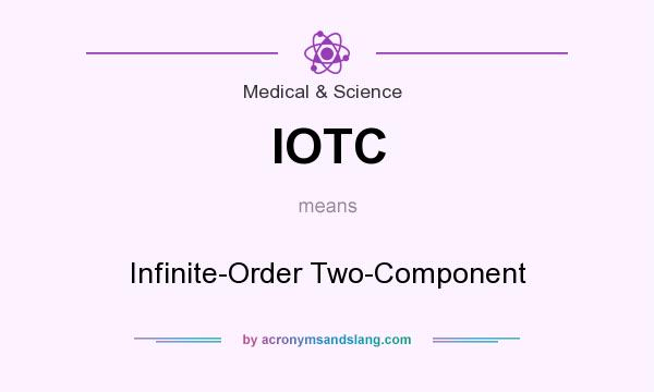 What does IOTC mean? It stands for Infinite-Order Two-Component