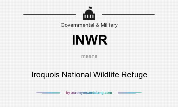 What does INWR mean? It stands for Iroquois National Wildlife Refuge