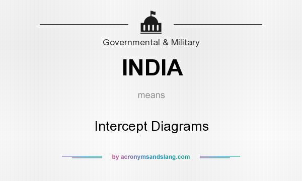 What does INDIA mean? It stands for Intercept Diagrams