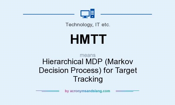 What does HMTT mean? It stands for Hierarchical MDP (Markov Decision Process) for Target Tracking