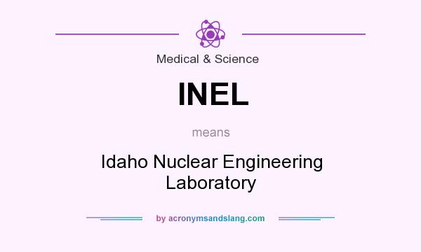 What does INEL mean? It stands for Idaho Nuclear Engineering Laboratory