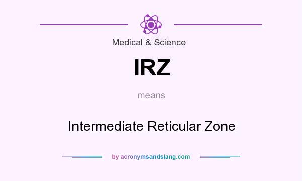 What does IRZ mean? It stands for Intermediate Reticular Zone