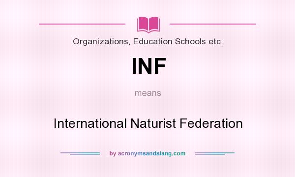 What does INF mean? It stands for International Naturist Federation