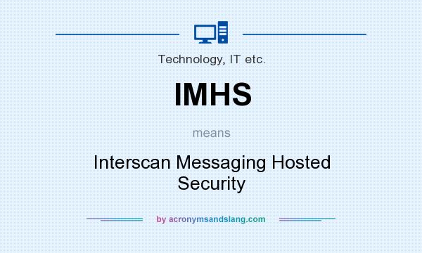 What does IMHS mean? It stands for Interscan Messaging Hosted Security