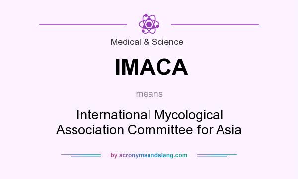 What does IMACA mean? It stands for International Mycological Association Committee for Asia