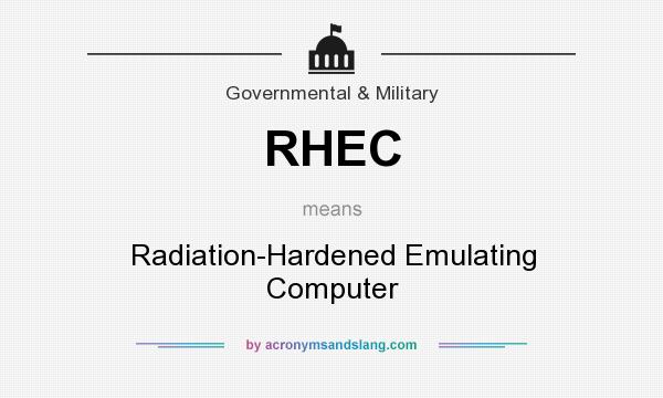 What does RHEC mean? It stands for Radiation-Hardened Emulating Computer