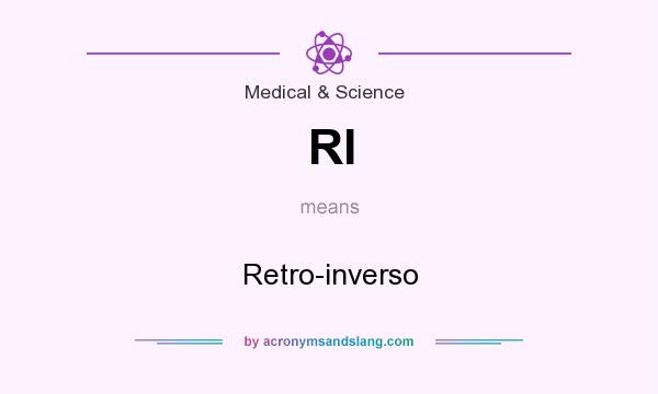 What does RI mean? It stands for Retro-inverso