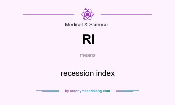 What does RI mean? It stands for recession index