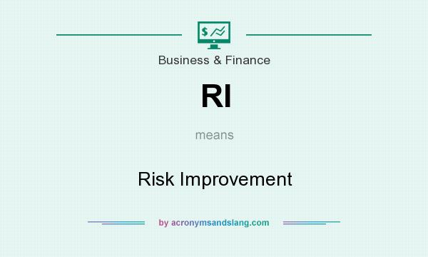 What does RI mean? It stands for Risk Improvement