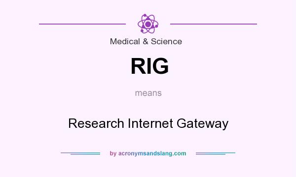 What does RIG mean? It stands for Research Internet Gateway