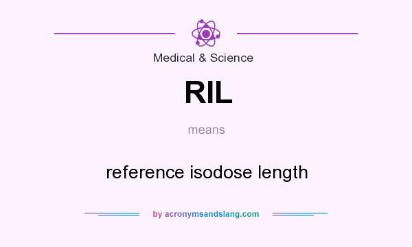 What does RIL mean? It stands for reference isodose length