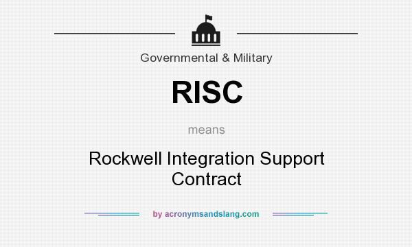 What does RISC mean? It stands for Rockwell Integration Support Contract