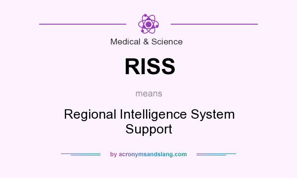 What does RISS mean? It stands for Regional Intelligence System Support