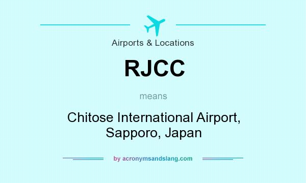 What does RJCC mean? It stands for Chitose International Airport, Sapporo, Japan