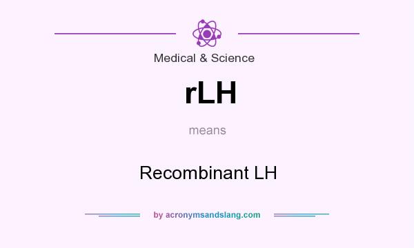 What does rLH mean? It stands for Recombinant LH
