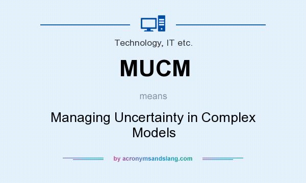 What does MUCM mean? It stands for Managing Uncertainty in Complex Models