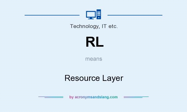 What does RL mean? It stands for Resource Layer