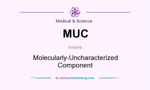 What does MUC mean? It stands for Molecularly-Uncharacterized Component